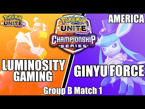 Luminosity Gaming vs Ginyu Force - PUCS NA Championship Group B Match 1 | Pokemon Unite