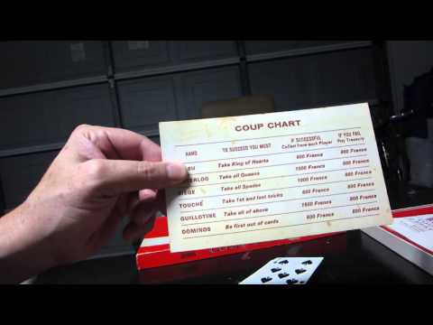 Coup d' etat card game contents