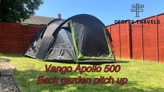 Vango Apollo 500 | Back garden pitch up | exclusive to Amazon