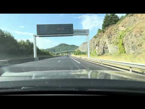 Frankreich A75 Aumont Abrac - Viadukt von Millau @WuffOnTour