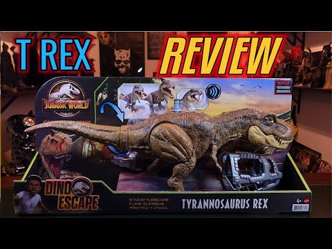 REVIEW T REX JURASSIC WORLD. DINO ESCAPE BY MATTEL