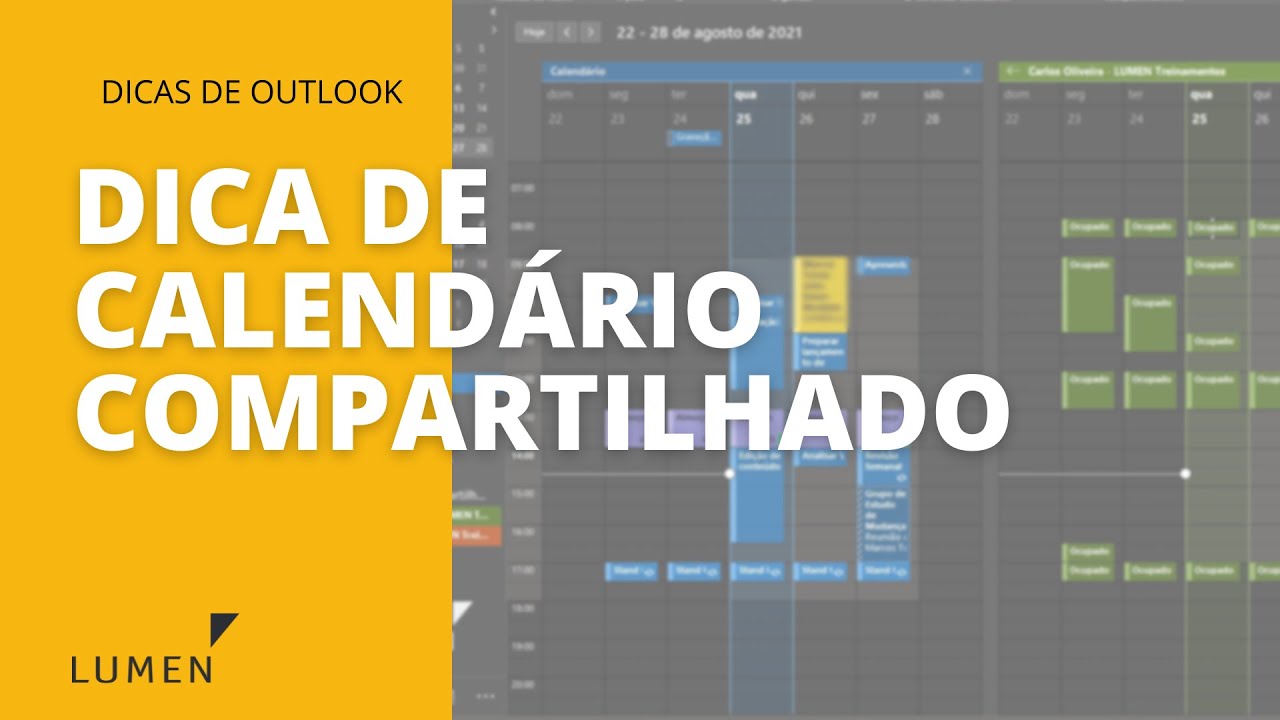#8 Dica de Calendário Compartilhado - Dicas de Outlook