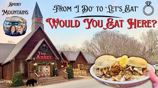 Dining At Smoky Mountain Restaurant That Is A Wedding Chapel | Food Review Exceeded Our Expectations