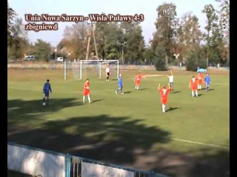 Unia Nowa Sarzyna - Wisła Puławy 4-3  11kolejka III Ligii 9.10.2010r.