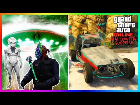 NEW Halloween Event, STEALTH UFO, Alien, SPACE DOCKER Car, Location, GTA 5 2025 (GTA Online Update)