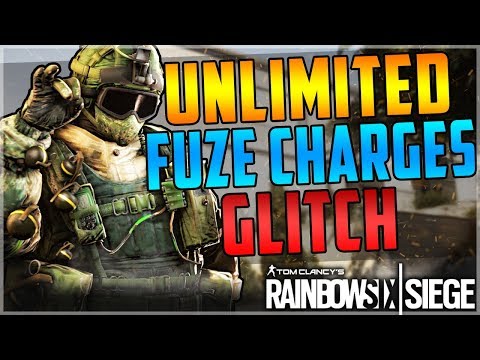 CRAZY UNLIMITED FUZE CLUSTER CHARGE GLITCH - GET 9999 CHARGES - (Rainbow Six Siege) AFTER PATCH