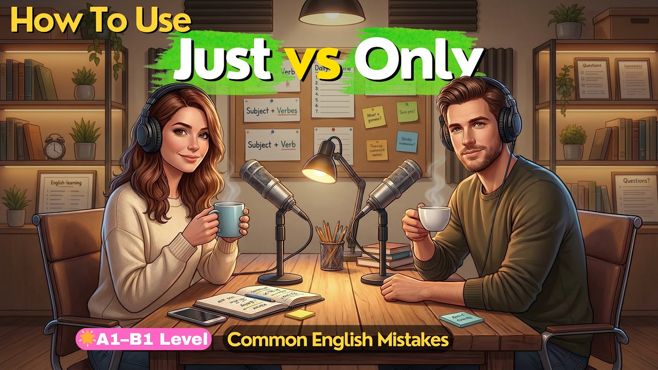 How to Use “Just” vs “Only” in English | Easy Daily Conversation | Beginner Podcast
