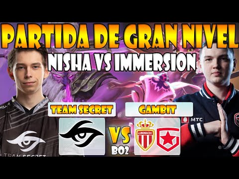 TEAM SECRET VS AS MONACO GAMBIT BO2[GAME 2] NISHA & LORENOF WEPLAY ANIMAJOR - DOTA 2 PRO