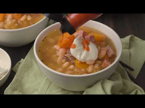 Crock Pot Ham And White Bean Soup