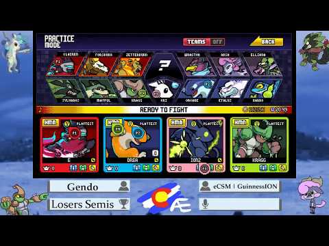 Rivals of Mondays #21 - Gendo (Ori) Vs. eCSM|GuinnessION (Kragg) - Losers Semifinals