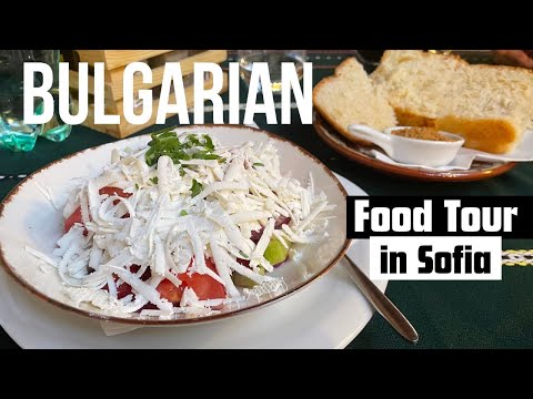 BULGARIAN FOOD TOUR IN SOFIA 🇧🇬 | Is Bulgarian Food Good?