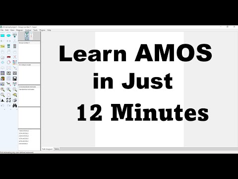 Understanding AMOS: A Basic Tutorial for Beginners