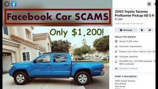 I Tried a Facebook Marketplace Car Scam - What to look for