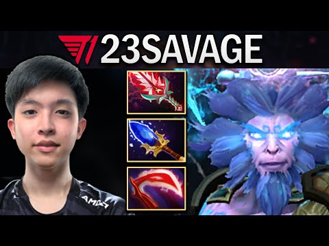 T1.23SAVAGE MONKEY KING WITH 21 KILLS - DOTA 2 GAMEPLAY
