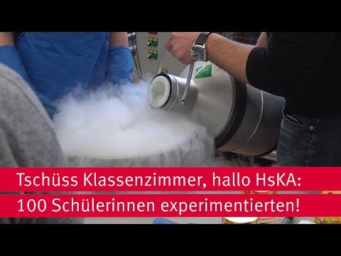 Experimentiertag für Schülerinnen an der HsKA 