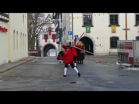 Schneller auf der Strassenfasnet der Narrenzunft Gole 2018 in Riedlingen 3. Video