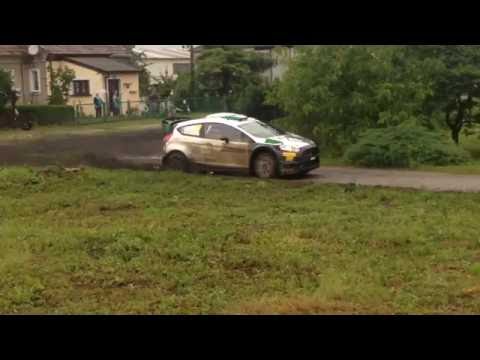 73 Rajd Polski 2016 OS-18 Baranowo 1 Bertelli L.,Scattolin S - Ford Fiesta RS WRC