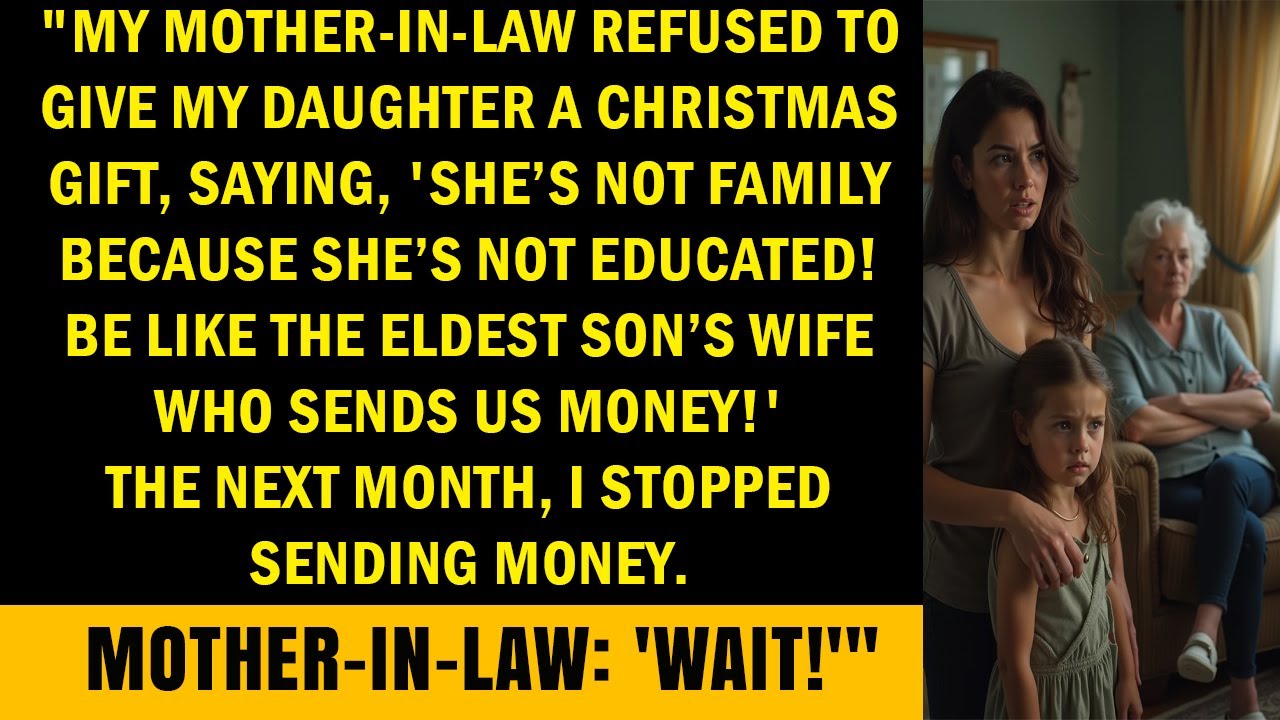 "Mother-in-Law Denies My Daughter a Christmas Gift – Here’s What Happened When I Cut Her Off!"