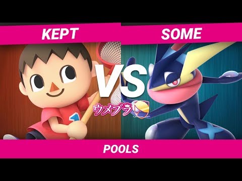 【スマブラSP】ウメブラSP4 Pools / kept(Villager) vs Some(Greninja) / Umebura SP4 - Smash Ultimate