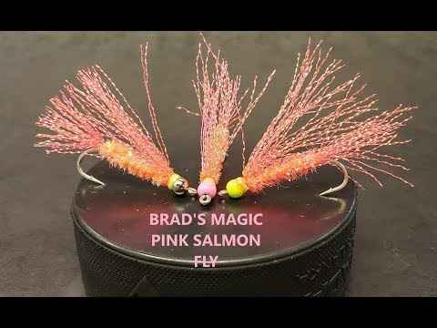 Friday Night Flies - Brad's Magic Pink Salmon Fly