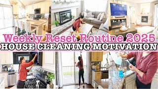 NEW ✨ WEEKLY RESET ROUTINE 2025 | SELLE DESHIRO ALL DAY HOUSE CLEANING MOTIVATION | SPEED CLEANING