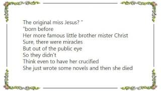 John Wesley Harding - The Original Miss Jesus Lyrics