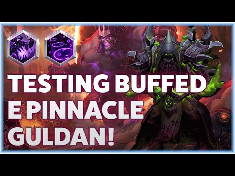Guldan Horrify - TESTING BUFFED E PINNACLE GULDAN! Grandmaster Storm League