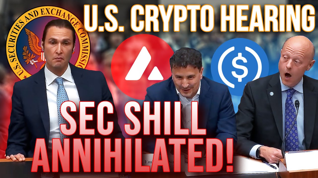 USDC & AVAX Testify Against SEC 🚨 SEC Shill ANNIHILATED!!!🔥🔥🔥
