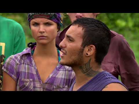 Survivor: Caramoan - Brandon's Meltdown and Impromptu Tribal Vote Out Part 1