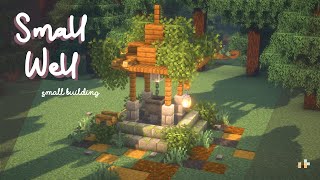 Minecraft: How To Build a ✨🌿Small Well🌿✨ - Decor | Snishinka
