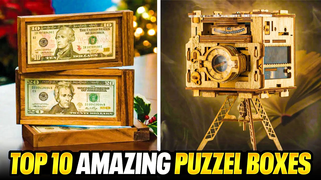 Top 10 Puzzle Boxes That Will Blow Your Mind! 🧠🧩