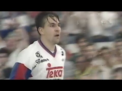"Se merece ese gol Luisón". IHF 92/93. Teka-BayerDormagen. Final-VTA. Santander.
