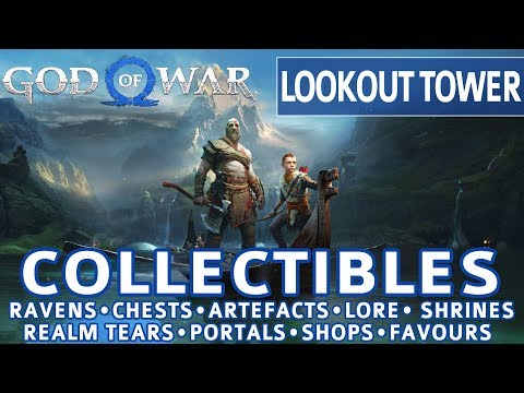 God of War - Lookout Tower All Collectible Locations (Ravens, Chests, Artefacts, Shrines) - 100%