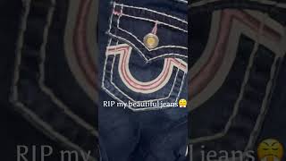 230$ True Religion Jeans Button Came Off - Quality Check!