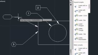 AutoCAD Classes Leader Shape with ToolPalletes