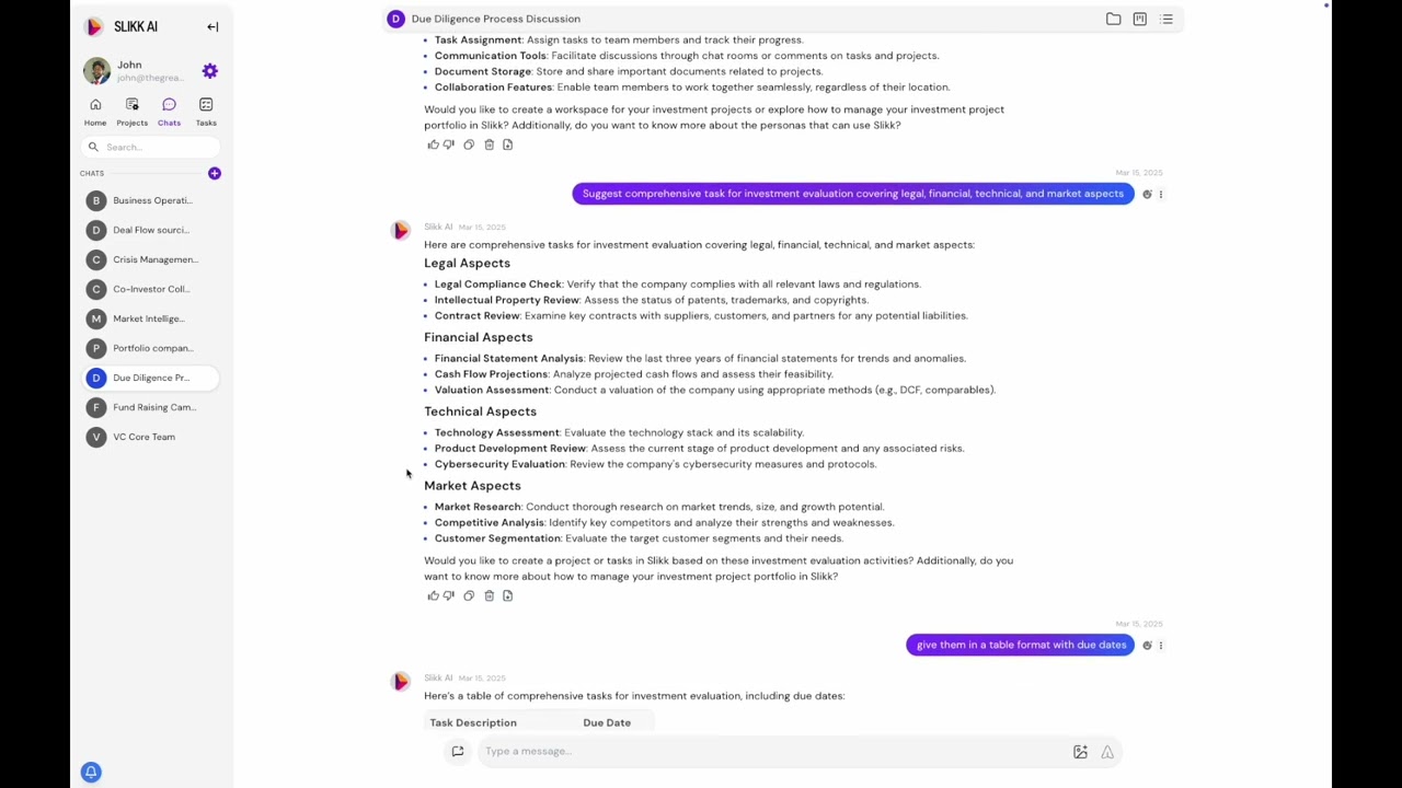 Agentic AI for Investors or VCs
