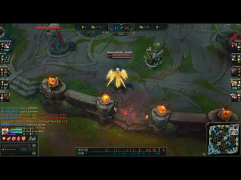 Kayle ADC , Muramana Build , Solo Quadrakill