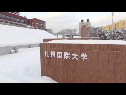空から見た札幌国際大学　冬編