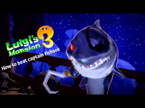 Luigi's Mansion 3: 12F The Spectral Catch How to beat the Shark Boss Captain Fishook