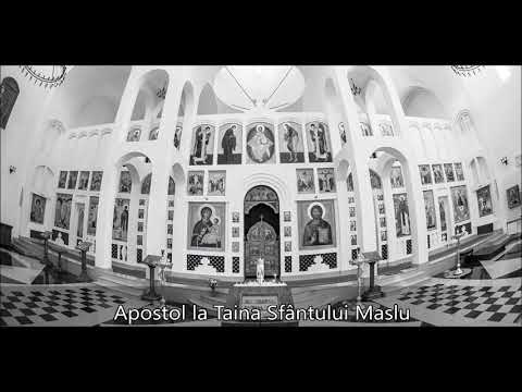 Apostol la Taina Sfântului Maslu - psalt Alexandru Petre / IMNUL DRAGOSTEI