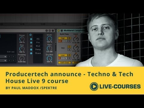 Free Download Techno & Tech House Production in Live 9 TUTORiAL