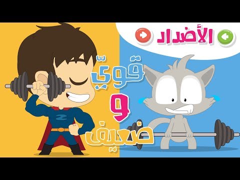 الأضداد للأطفال – تعليم المفردات وعكسها باللغة العربية – تعلم الكلمات وعكسها باللغة العربية مع زكريا