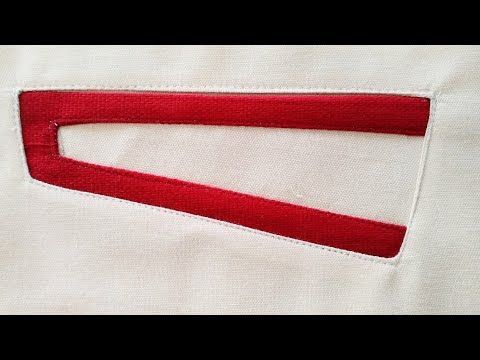 How to make welt pocket ( Designer ) Video