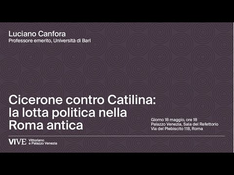Cicerone contro Catilina: la lotta politica nella Roma antica