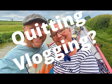Are We Quitting Vlogging? Live aboard Narrowboat Life Cruising The UK Canals & Rivers. E110