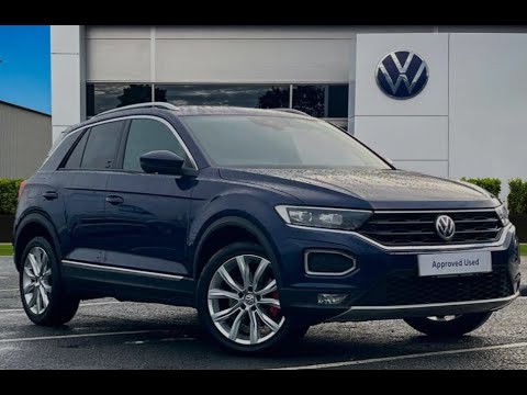 Approved Used Volkswagen T-Roc SEL 1.5 TSI 150PS EVO in Atlantic Blue -CX20OMH- Wrexham Volkswagen