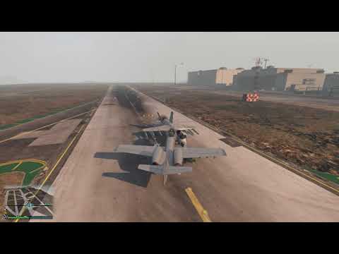 GTA 5 ONLINE: B11-STRIKEFORCE VS HYDRA | ENGINE POWER TEST | F4D