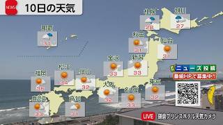 7月10日の天気
