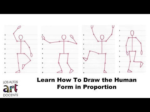 Human Form Drawing Lesson for at Home