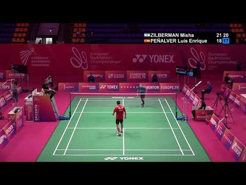 Match point - Misha ZILBERMAN vs Luís Enrique PEÑALVER - MS R64 #EBC21​​